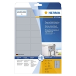 Herma 4222 Typenschildetiketten A4 silber 63,5x29,6 mm extrem stark haftend Folie matt 675 St.