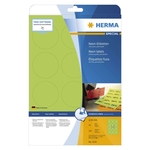 Herma 5155 Etiketten A4 neon-grün Ø 60 mm rund Papier matt 240 St.