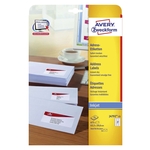Avery Zweckform® J4792-25 Adress-Etiketten (Papier matt, 675 Stück, 63,5 x 29,6 mm) 25 Blatt weiß