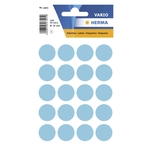 Herma 1873 Vielzwecketiketten blau Ø 19 mm rund Papier matt 100 St.