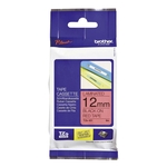 Brother® TZe-431 Schriftbandkassette - laminiert, 12 mm x 8 m, schwarz auf rot