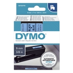 Dymo Schriftband D1, Kunststoff, laminiert, 7 m x 9 mm, Schwarz/Blau