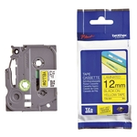 Brother® TZe-631 Schriftbandkassette - laminiert, 12 mm x 8 m, schwarz auf gelb