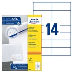 Avery Zweckform® 3477 Universal-Etiketten (A4, Papier matt,1.400 Etiketten, 105 x 41 mm) 100 Blatt weiß