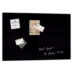 Sigel® Glas-Magnetboard artverum® - schwarz, 60 x 40 cm