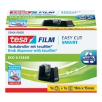 Tesa® Tischabroller Smart ecoLogo® - inkl. 1 Rolle Klebefilm Eco & Clear