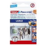 Tesa® Powerstrips® Large - ablösbar, Tragfähigkeit 2 kg, weiß, 14 Stück