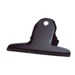 Alco Briefklemmer Metall lackiert - 75 mm, Klemmvolumen 25 mm, schwarz, 10 Stück