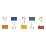 Q-Connect Foldback-Klammern - 19 mm, Klemmvolumen 7 mm, sortiert, 10 Stück