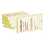 Haftnotizen "Bitte unbedingt beachten" - 55 x 75 mm, 5x 100 Blatt