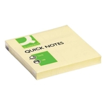 Q-Connect Haftnotizen - gelb - 76 x 76 mm