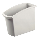 HAN Papierkorb MONDO,18 Liter, rechteckig, ergonomisch schlank, lichtgrau