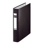 Leitz 4213 Standard Ringbuch - A5, 25mm, 2 Ringe, PP, schwarz