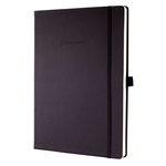 Sigel Modisch Notizbuch CONCEPTUM® - A4+, liniert, 194 Seiten, schwarz, Hardcover