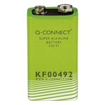 Q-Connect Super Alkaline Batterien - E-Block, 9,0 V