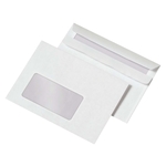 mayer-network Briefumschläge C6 (162x114 mm), mit Fenster, selbstklebend, 72 g/qm, 1.000 Stück