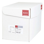 Elco Briefumschlag Office Box mit Deckel - C4, weiß, haftklebend, mit Fenster, 120 g/qm, 250 Stück