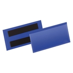 Durable Kennzeichnungstasche - magnetisch, 100 x 38 mm, PP, dokumentenecht, dunkelblau, 50 Stück
