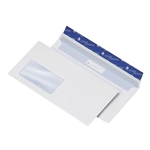 Cygnus Excellence Briefumschlag 114x229mm, haftkebend, weiß, Offset 100g, 500 Stück mit Fenster