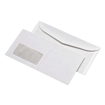 KUVERMATIC® Kompaktumschläge mit Fenster (229x125 mm), gummiert, 75 g/qm, 1.000 Stück