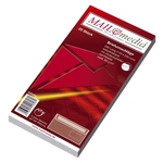 MAILmedia® Briefumschläge DIN lang (220x110 mm), mit Fenster, haftklebend, 80 g/qm, 25 Stück
