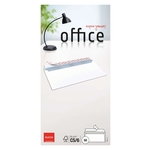 Elco Briefumschlag Office - C5/6 DL, hochweiß, haftklebung, Idr, 80g, 50 Stück