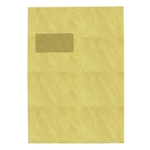 MAILmedia® Versandtaschen Recycling - C4 , mit Fenster, selbstklebend, 90 g/qm, braun, 50 Stück