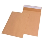 MAILmedia® Faltentaschen C4, ohne Fenster, mit 40 mm-Falte, 120 g/qm, braun, 100 Stück