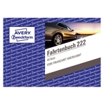 Avery Zweckform® 222 Fahrtenbuch - A6 quer, steuerlicher km-Nachweis, 40 Blatt, weiß