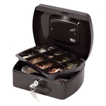 Q-Connect Geldkassette - 205x160x85mm - schwarz