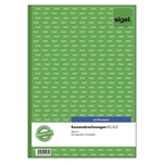 Sigel® Kassenabrechnungen - A4, 1. und 2. Blatt bedruckt, 2 x 50 Blatt