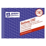 Avery Zweckform® 1742 Quittung Kleinunternehmer, 1. und 2. Blatt bedruckt, SD, DIN A6 quer, 2x40 Blatt