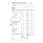 Avery Zweckform® 743 Reisekostenabrechnung, DIN A5, für Abrechnung pro Reise, 50 Blatt, weiß