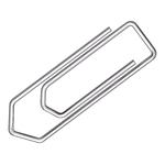 Q-Connect Briefklammer, Metall, 32 mm, verzinkt, Schachtel mit 100 Stück