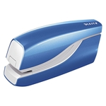 Leitz 5566 Elektrisches Heftgerät WOW, Heftleistung 10 Blatt, blau metallic