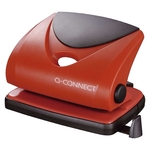 Q-Connect Mittlerer Locher - 20 Blatt, rot