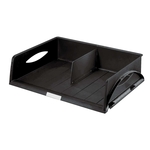 Leitz 5232 Briefkorb Sorty Jumbo, A3 quer, Polystyrol, schwarz