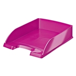 Leitz 5226 Briefkorb Plus WOW - A4, Polystyrol, pink metallic