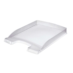 Leitz 5237 Briefkorb Flach Plus, A4, extra flach, Polystrol, frost