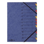 Pagna® Ordnungsmappen EASY - mit 12 Fächern, blau