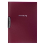 Durable Bewerbungsmappe DURASWING® JOB, Polypropylen, 30 Blatt, aubergine/d.rot
