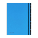 Pagna® Pultordner Trend - 12 Fächer, Eckspanngummi, hellblau