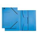 Leitz 3981 Eckspannermappe, A4, Füllhöhe 350 Blatt, Primärkarton, blau