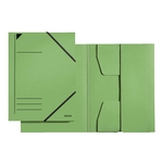 Leitz 3981 Eckspannermappe, A4, Füllhöhe 350 Blatt, Primärkarton, grün