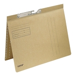 Leitz 2114 Pendelhefter Combi - kfm. Heftung, Natronkarton, naturbraun