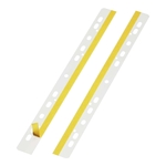 Durable Heftstreifen Filefix® aus PET, selbstklebend, 25 x 295 mm, transparent, 50 Stück