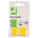 Q-Connect Index - 25 x 43 mm, gelb