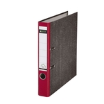 Leitz 1050 Ordner A4 Wolkenmarmor, 52 mm, rot