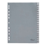 Durable Register - A - Z, PP, grau, A4, 20 Blatt 6401 10