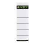 Leitz 1607 Rückenschilder zum Einstecken - Karton, kurz/breit, 10 Stück, lichtgrau
